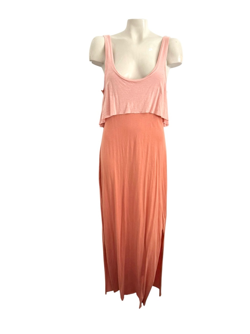 FP BEACH FREE PEOPLE EMMA CORAL TWO FER DRESS SZ L - Picture 6 of 11